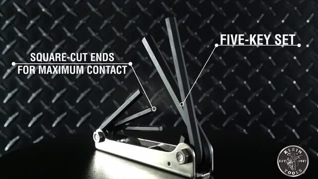 Klein Tools 5-Piece Folding Hex Key Set 70579 - The Home Depot