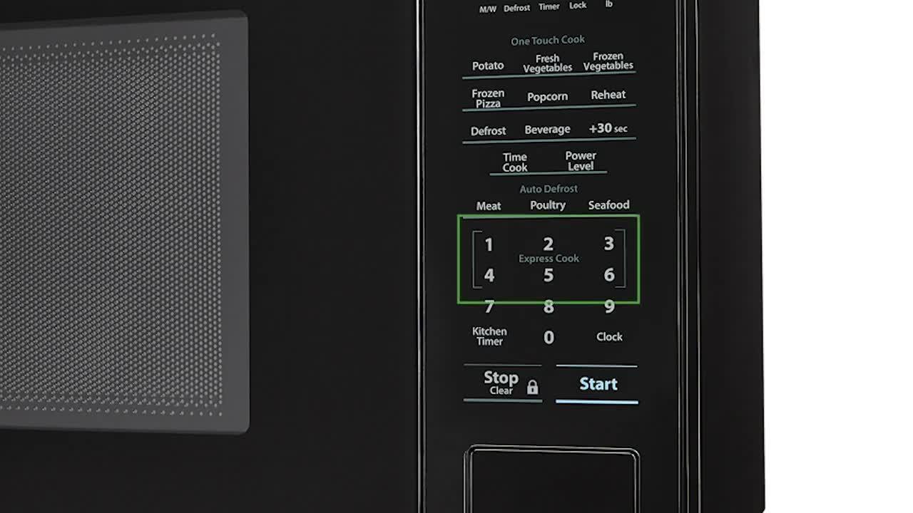 Sharp Carousel 1.4 cu. ft. Countertop Microwave in Black with Sensor