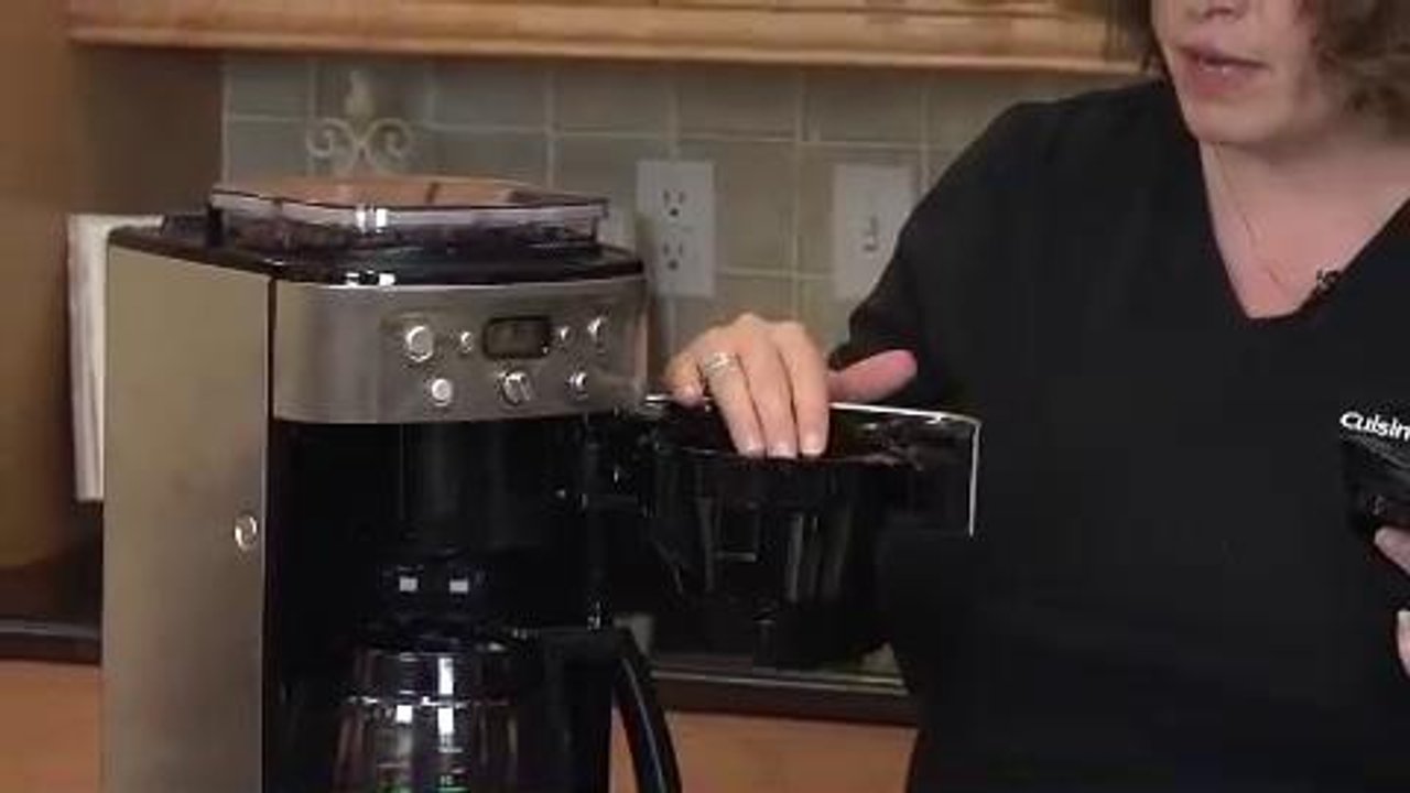 Cuisinart Grind and Brew 12-Cup Black 