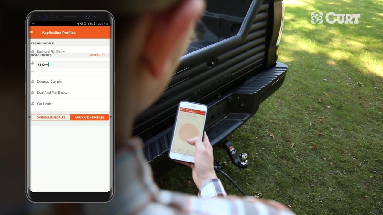 Echo Mobile Trailer Brake Controller with Bluetooth-Enabled Smartphone  Connection