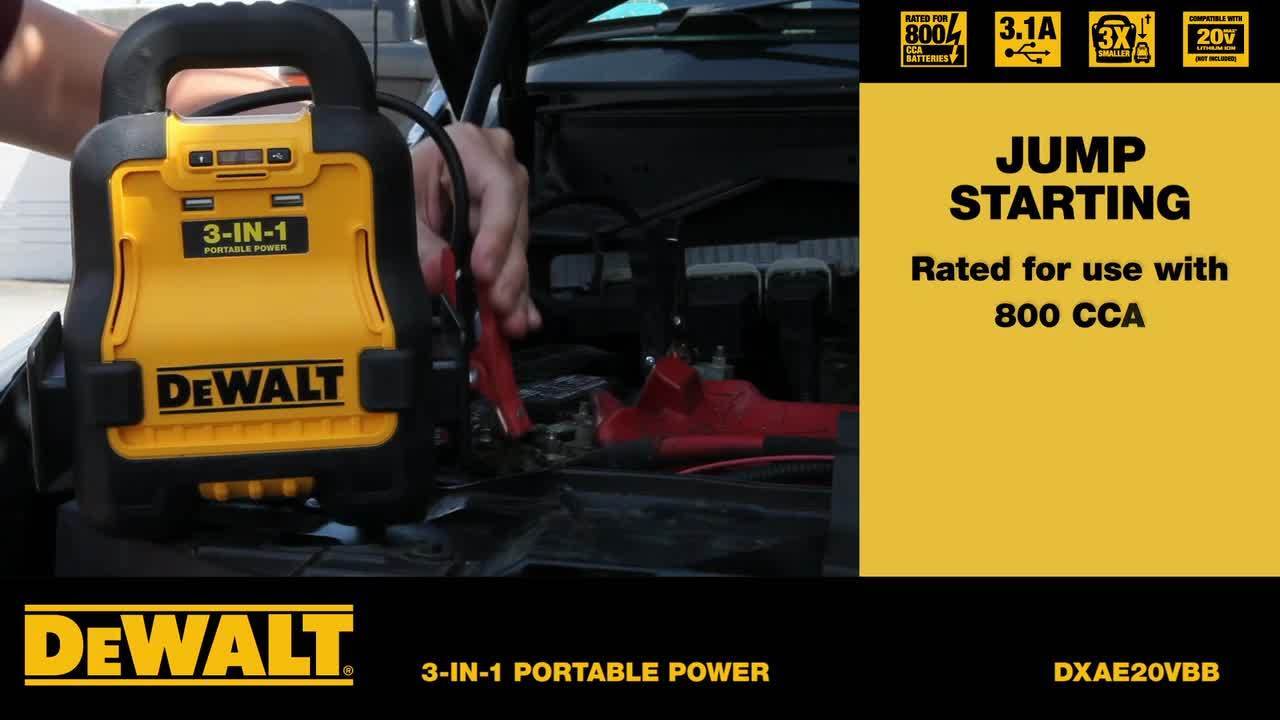 DEWALT Battery Booster Compatible With 20V XR 5 AH Lithium Ion