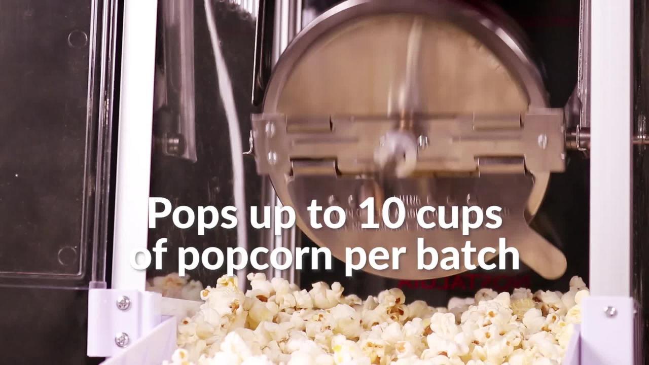 Nostalgia 0.3-Cup Oil Tabletop Popcorn Machine - Red
