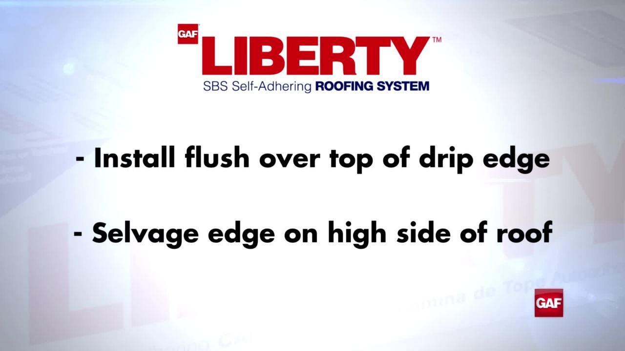 Liberty 3 ft. x 34 ft. (100 sq. ft.) SBS Self-Adhering Cap Sheet Roll for Low Slope Roofing in White Liberty 3 ft. x 34 ft. (100 sq. ft.) SBS Self-Adhering Cap Sheet Roll for Low Slope Roofing in White