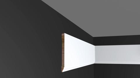 Woodgrain Millwork Wm 49 19 32 In X 3 5 8 In X 96 In Primed Mdf Crown Moulding 10001761 The Home Depot
