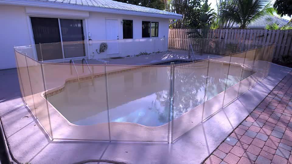 Water warden above ground pool cheap fence