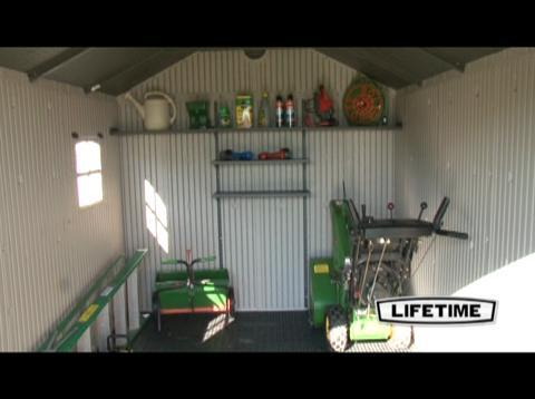 Lifetime Resin Outdoor Storage Shed – ShopEZ USA