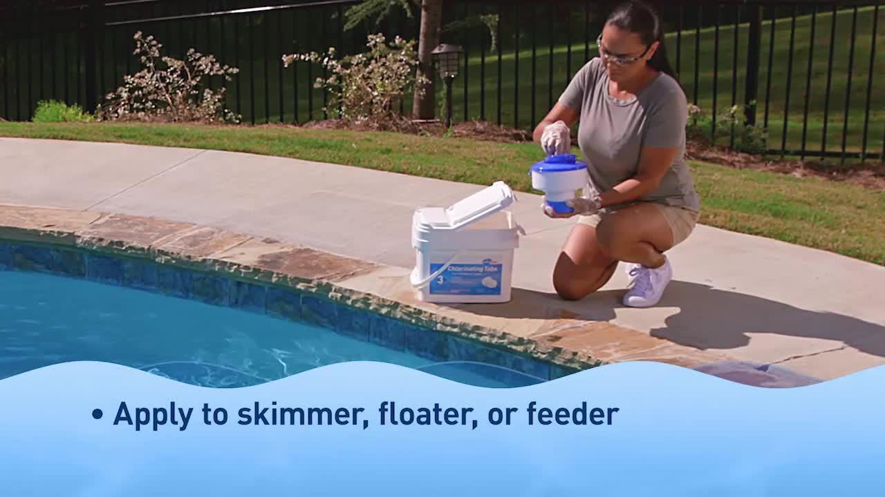 Pool Time 35 Lb Chlorinating Tablets 21827ptm The Home Depot