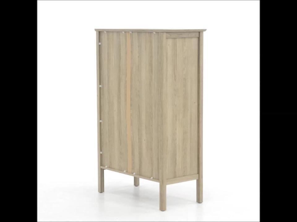 Anda Norr Sky Oak Accent Display Cabinet