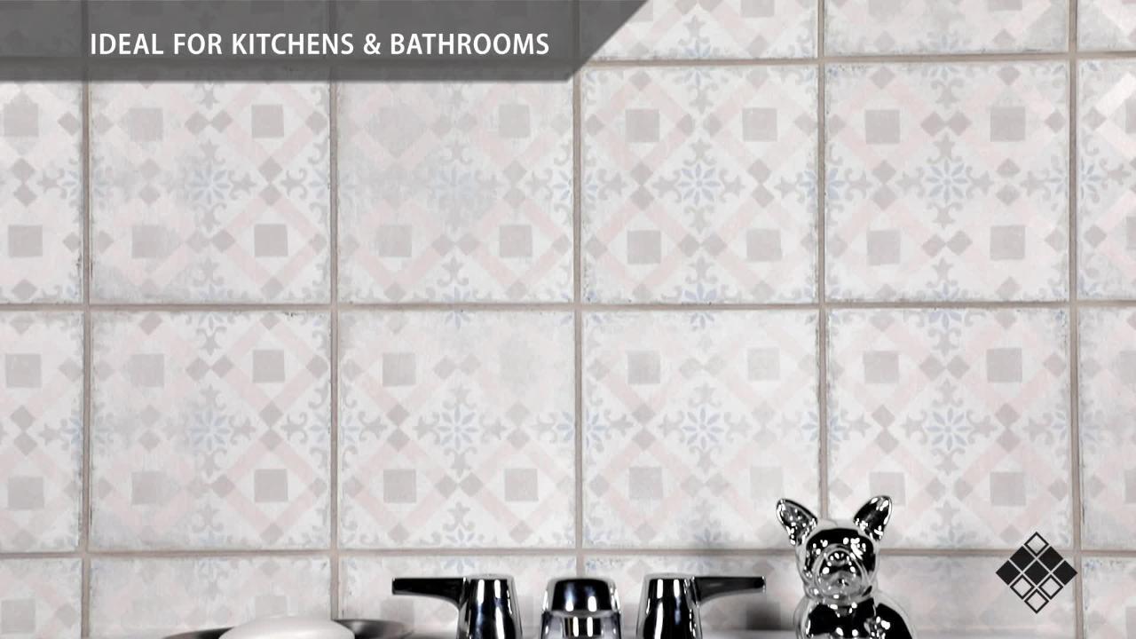 Barcelona Decor Montjuic 5-3/4 in. x 5-3/4 in. Porcelain Floor and Wall Tile (10.56 sq. ft./Case) Barcelona Decor Montjuic 5-3/4 in. x 5-3/4 in. Porcelain Floor and Wall Tile (10.56 sq. ft./Case)