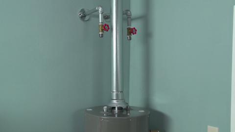 The Plumber's Choice 21 in. Square Water Heater Stand in Galvanized Steel 21GWHS