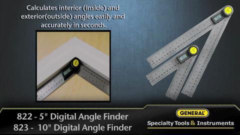New 5-Inch Digital Angle Finder Rule 
