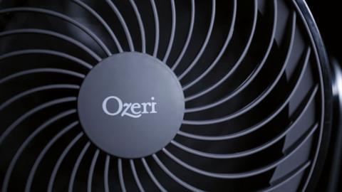 Ozeri Brezza III 10 in. Dual Oscillating High Velocity Desk Fan OZF6 - The Home  Depot