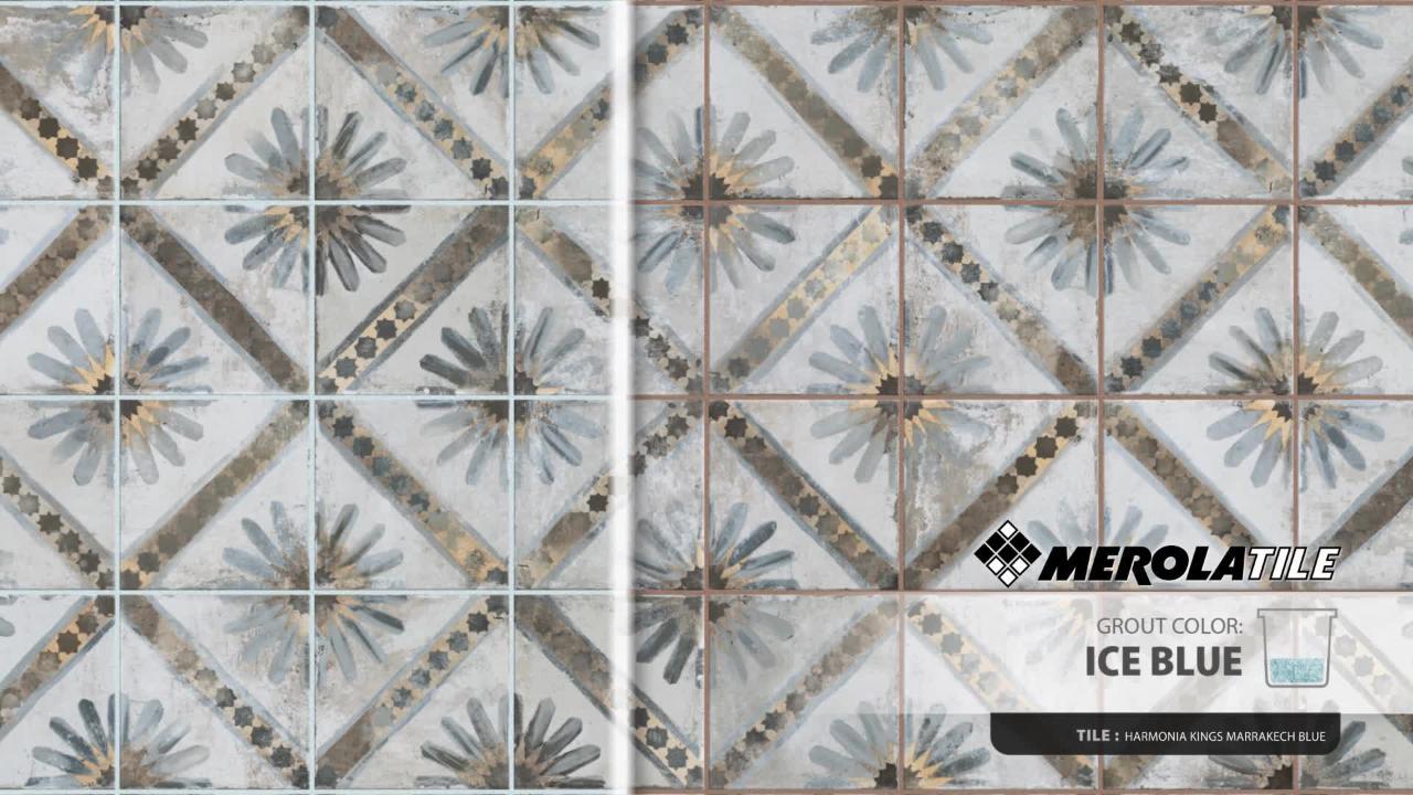 Harmonia Kings Marrakech Blue 13 in. x 13 in. Ceramic Floor and Wall Tile (12.19 sq. ft./Case) Harmonia Kings Marrakech Blue 13 in. x 13 in. Ceramic Floor and Wall Tile (12.19 sq. ft./Case)