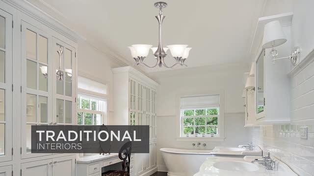 Hampton Bay Santa Rita 5-Light Brushed Nickel Chandelier