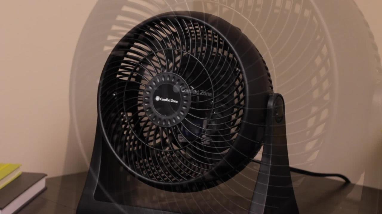 High Velocity Turbo Table Fan 