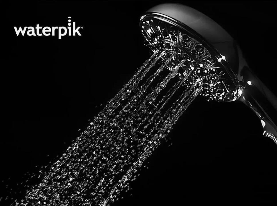 6-Spray 4.8 in. Single Wall Mount Handheld Adjustable Shower Head in Chrome 6-Spray 4.8 in. Single Wall Mount Handheld Adjustable Shower Head in Chrome