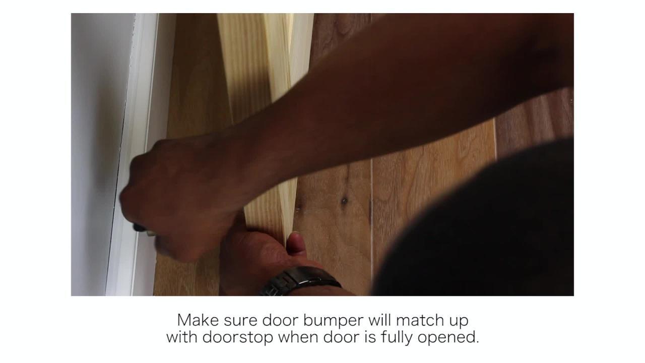 Doorstop Door Stop Catch Holder with Hook Sound Dampening Bumper