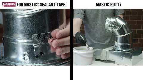 Nashua Tape 1.89 in. x 33.9 yd. Foilmastic Sealant Duct Tape 1542730 - The  Home Depot