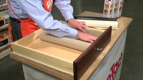 Zip-N-Fit Taupe Shelf/Drawer Liner 04F-CZ6U59-09VP - The Home Depot
