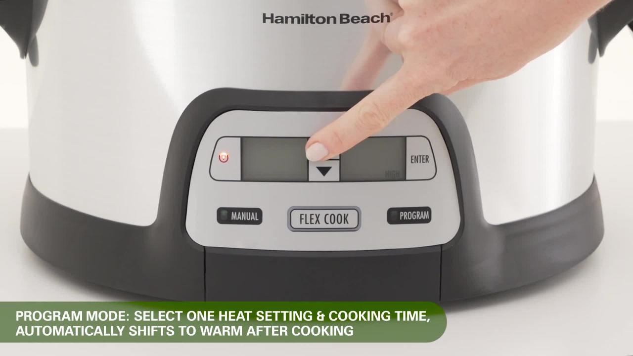 Hamilton Beach 2-in-1 Air Fry Slow Cooker 6 Quart Capacity - 33061