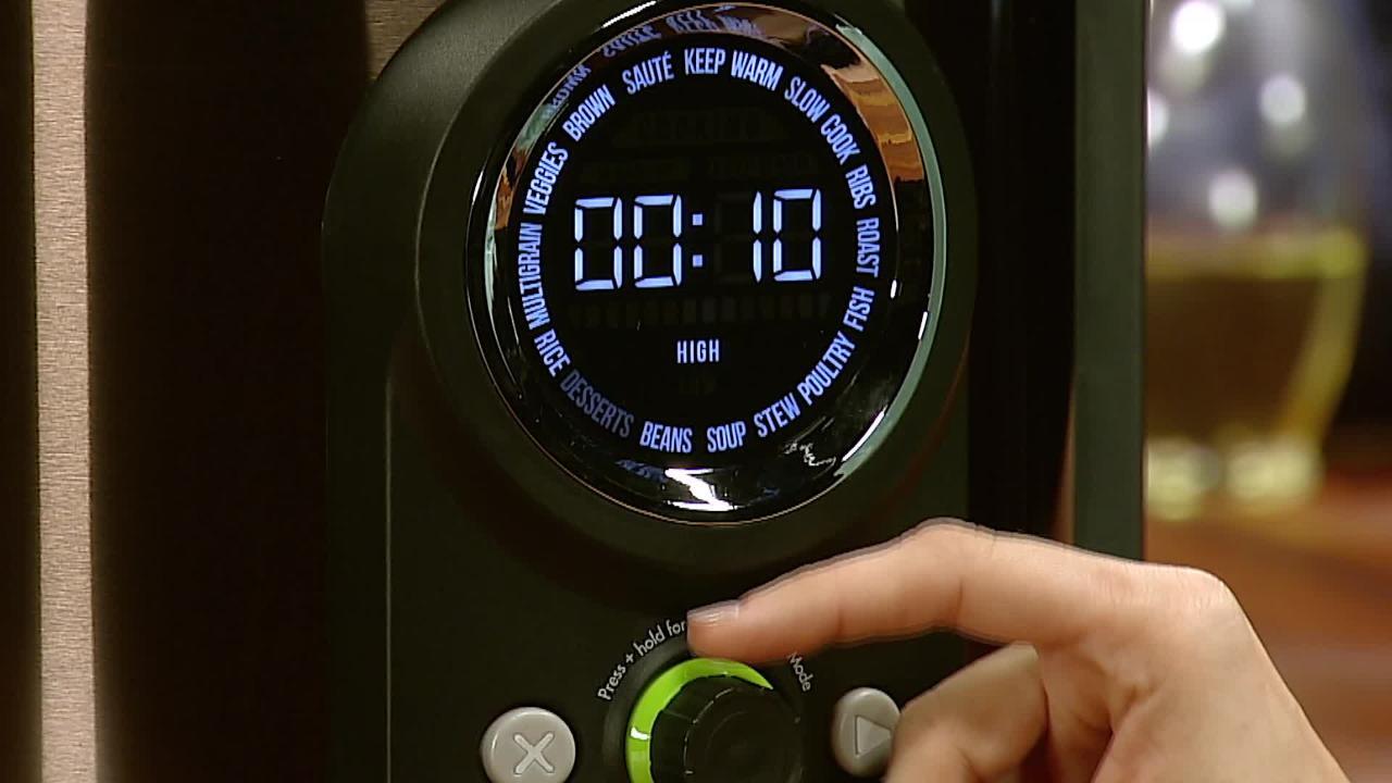 Presto Precise Plus 6 Qt. Black Stainless Steel Electric Pressure