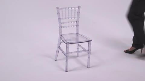 Kids white best sale resin chiavari chair