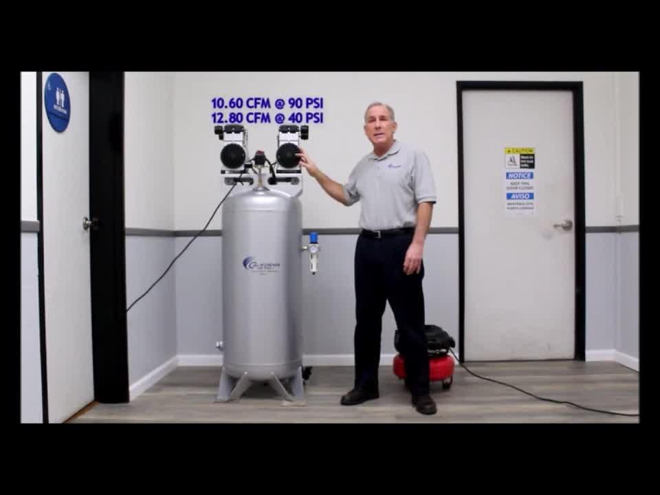 California Air Tools 60 Gal. Stationary Ultra Quiet and Oil-Free