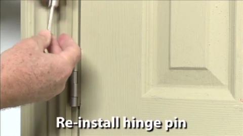 KOVOSCH 2 Pack Hinge Pin Door Stopper Brushed Satin Nickel - Adjustable  Heavy Duty Hinge Pin Door Stop with White Rubber Bumper Tips