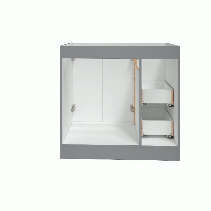 Hawthorne 60 in. W x 21-3/4 in. D Single Bowl Vanity Cabinet in Twilight Gray Hawthorne 60 in. W x 21-3/4 in. D Single Bowl Vanity Cabinet in Twilight Gray