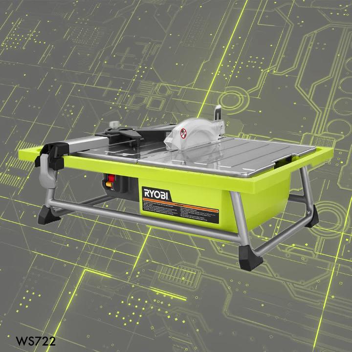 Ryobi 7 2025 tile saw