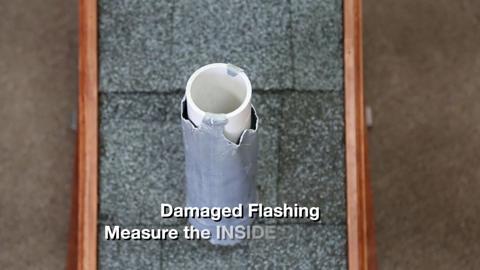 Large Size Plumbing Vent Repair for 4 in. Lead Flashing (3 in. Vents) Large Size Plumbing Vent Repair for 4 in. Lead Flashing (3 in. Vents)