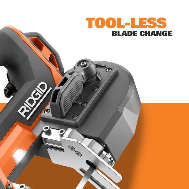 RIDGID 18V Compact Band Saw (Tool Only) R8604B - The Home Depot