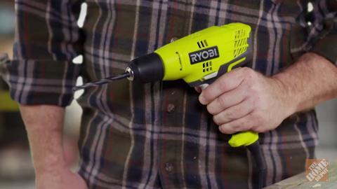 RYOBI 5.5 Amp Corded 3 8 in. Variable Speed Compact Drill Driver with Bag D43K