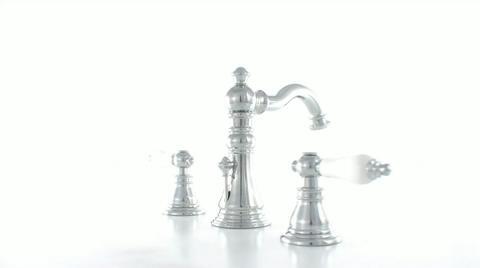 8-1//2 Inch in Spout Reach Brushed Brass Kingston Brass KS3247BL Vintage Bathroom Faucet