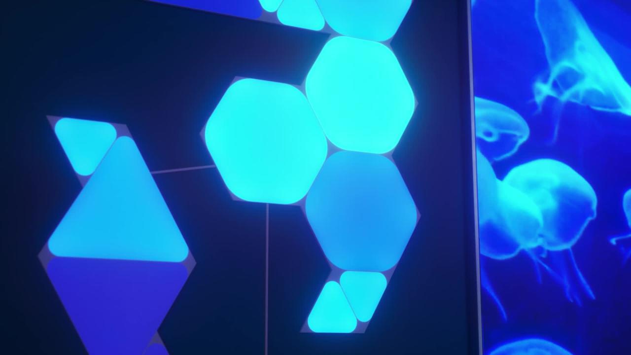 Nanoleaf Shapes-Hexagons Smarter Kit NL42-7003HX-7PK - The