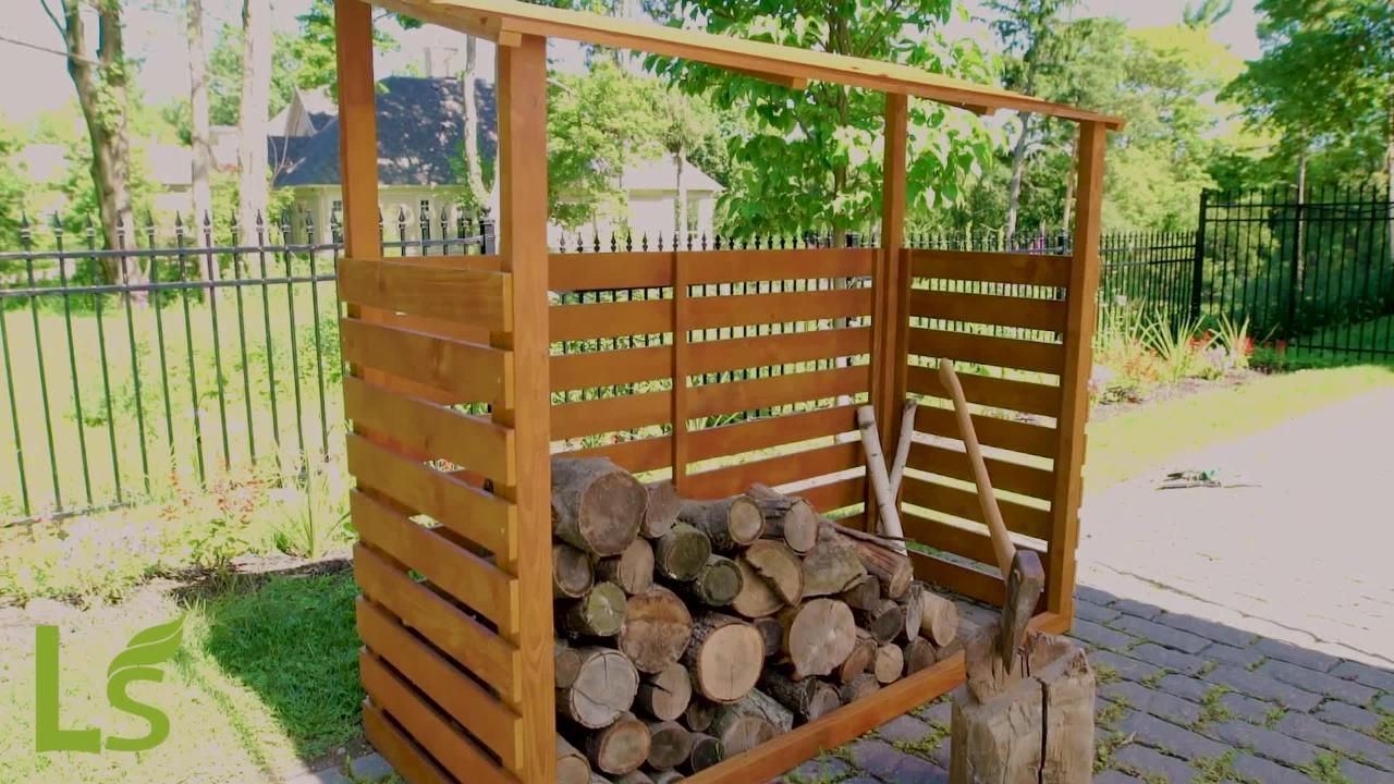 Firewood sheds for online sale