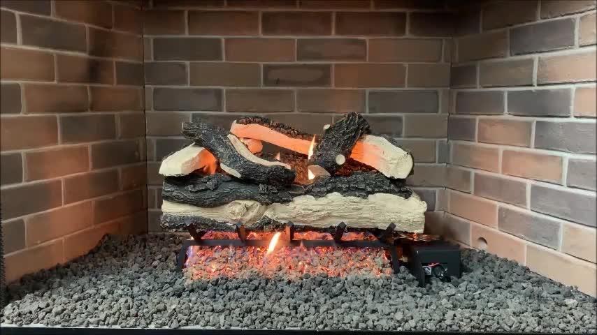 24" Long Black Steel Gas Log Lighter Burner Pipe Fireplace Stoves or Smokers 