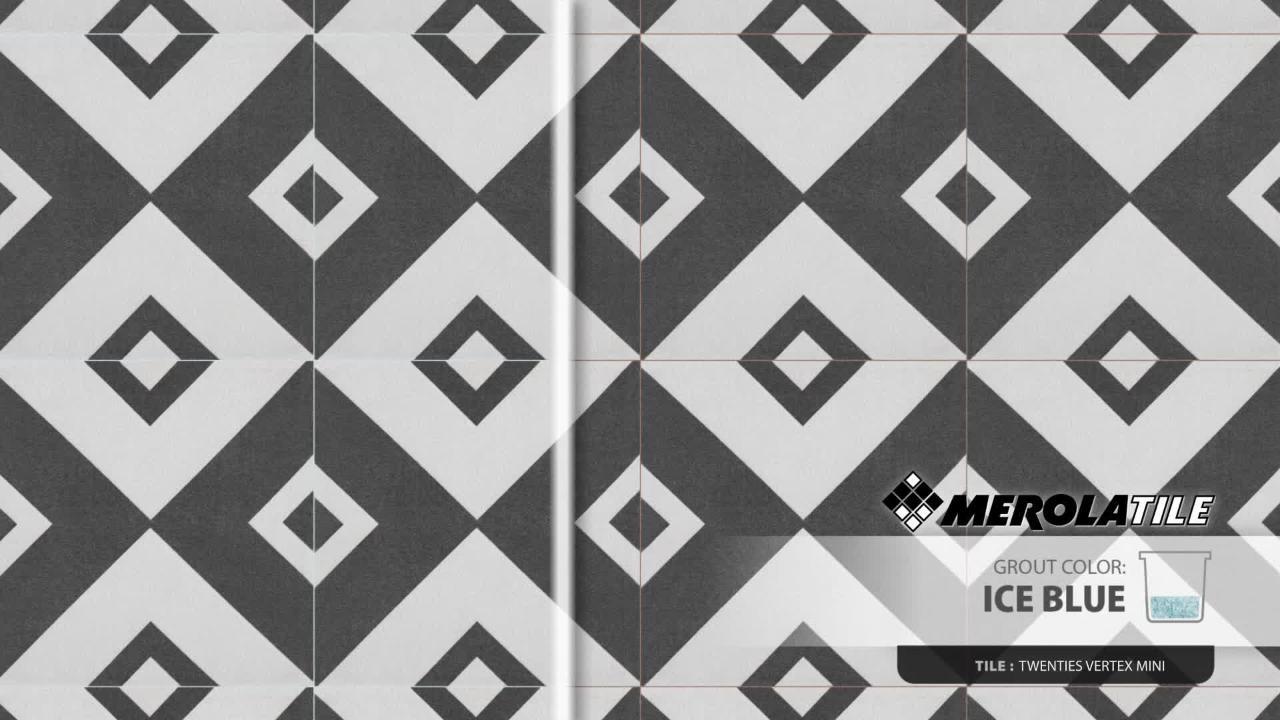 Merola Tile Twenties Mini Vertex 3-7/8 in. x 3-7/8 in. Ceramic