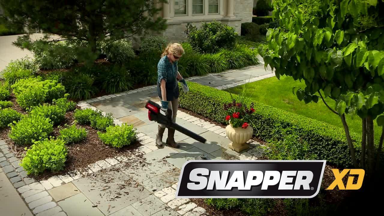 Snapper XD 82-Volt MAX 550 CFM Cordless Electric Leaf Blower, Battery and Charger Not Included Snapper XD 82-Volt MAX 550 CFM Cordless Electric Leaf Blower, Battery and Charger Not Included