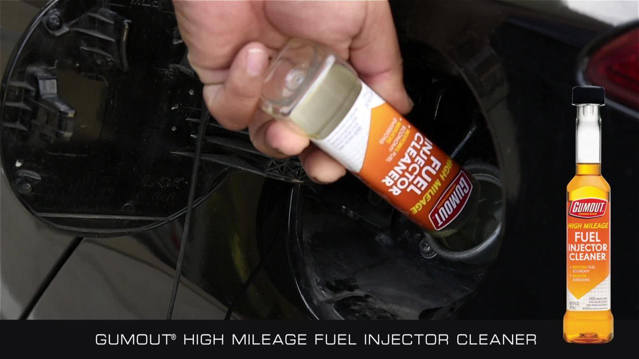 Gumout 6 oz. High Mileage Fuel Injector Cleaner 510013 - The Home