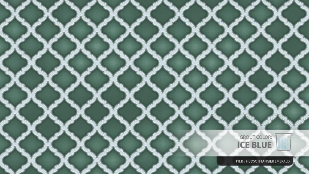 Merola Tile - Hudson Tangier Emerald 12-3/8 in. x 12-1/2 in. Porcelain Mosaic Tile (11.0 sq. ft./Case)