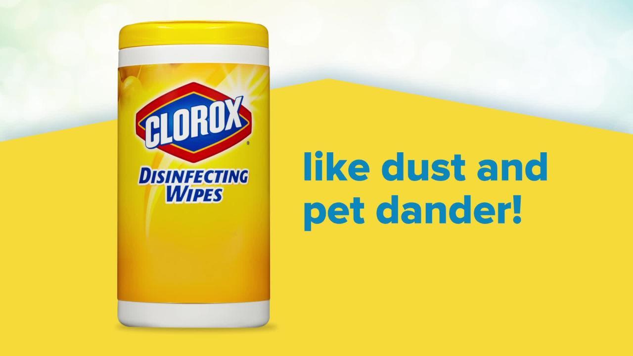 Clorox Crisp Lemon and Fresh Scent Disinfecting Wipes Value Pack, 225 ct -  Fred Meyer