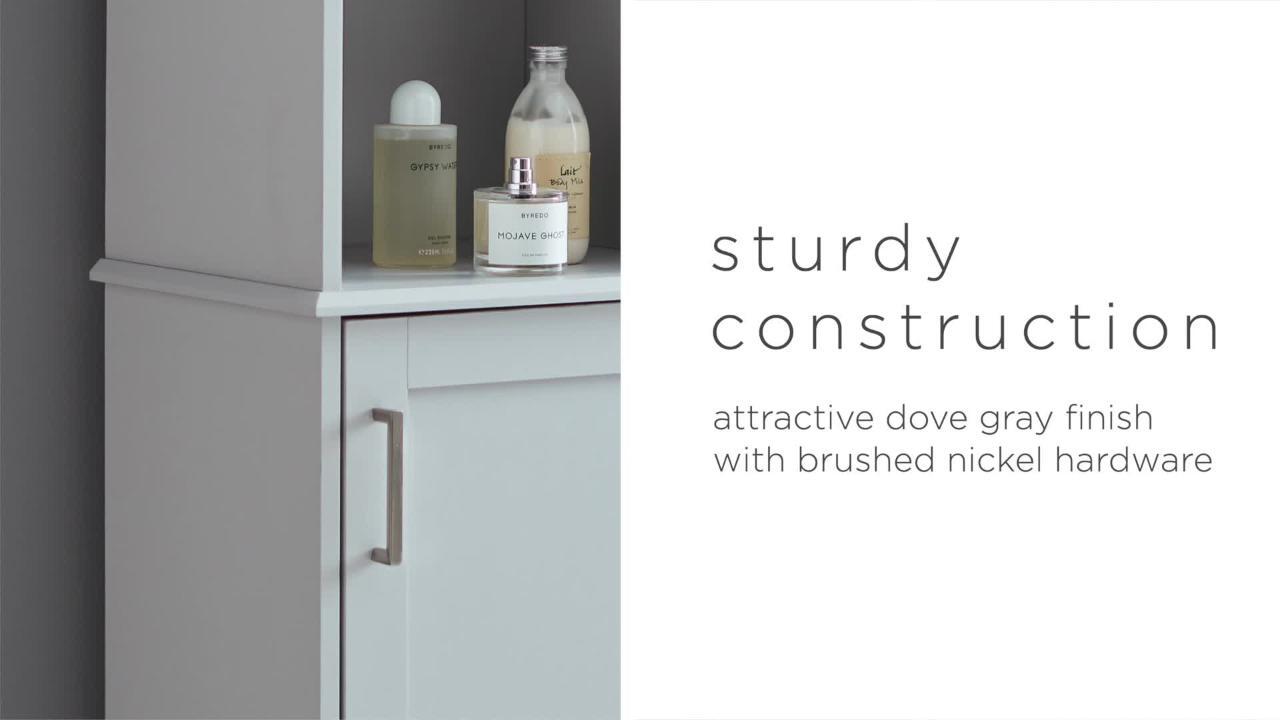 20 in. W x 12 in. D x 30 in. H Bathroom Vanity Cabinet Linen Cabinet with Three Drawers in Gray 20 in. W x 12 in. D x 30 in. H Bathroom Vanity Cabinet Linen Cabinet with Three Drawers in Gray