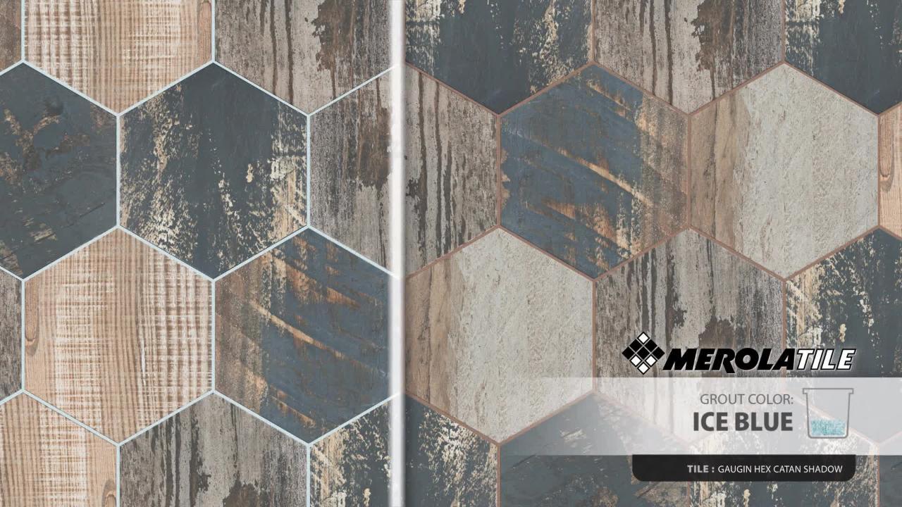 Gaugin Hex Catan Shadow 8-5/8 in. x 9-7/8 in. Porcelain Floor and Wall Tile (11.56 sq. ft. / case) Gaugin Hex Catan Shadow 8-5/8 in. x 9-7/8 in. Porcelain Floor and Wall Tile (11.56 sq. ft. / case)