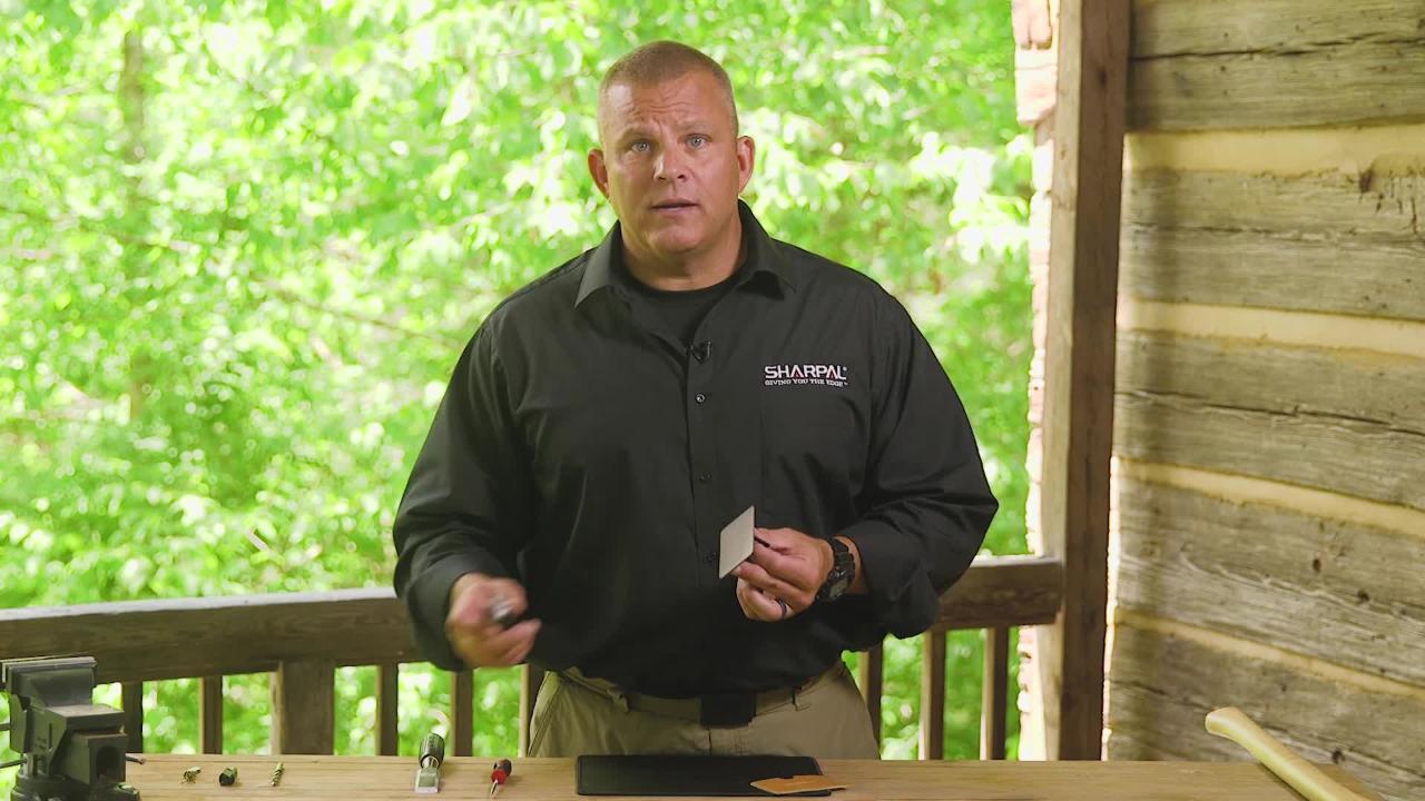 The Bear Essentials 2X Dual Grit Diamond Sharpening Stone Leather Wallet Strop | Pocket Credit-Card Sized Field Sharpener For Camping, Bushcraft