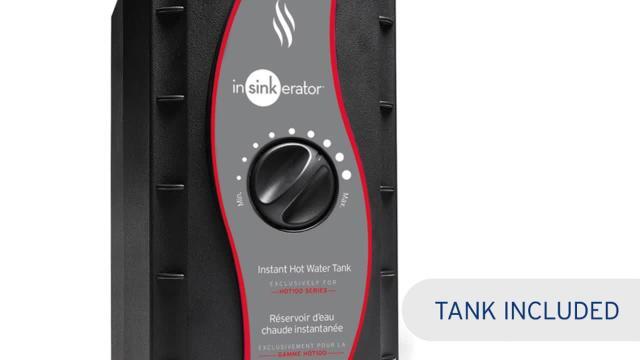 InSinkErator Invite HOT100 Series Instant Hot Water Dispenser with 1-Handle  6.25 in. Faucet in Satin Nickel H-HOT100SN-SS - The Home Depot