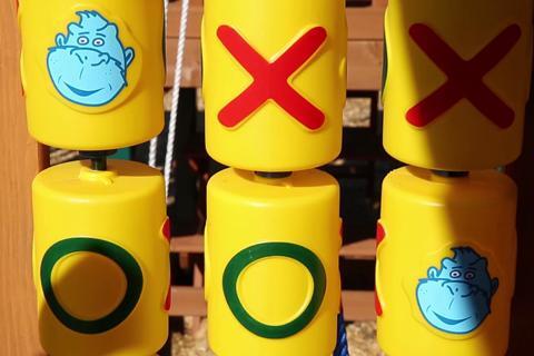 Tic Tac Toe Fun Play Activity For Kids Material: Iron, Steel