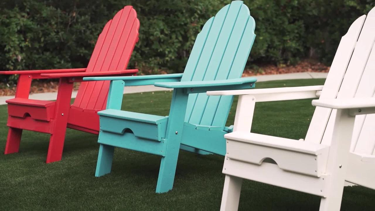 plastic lumber chairs