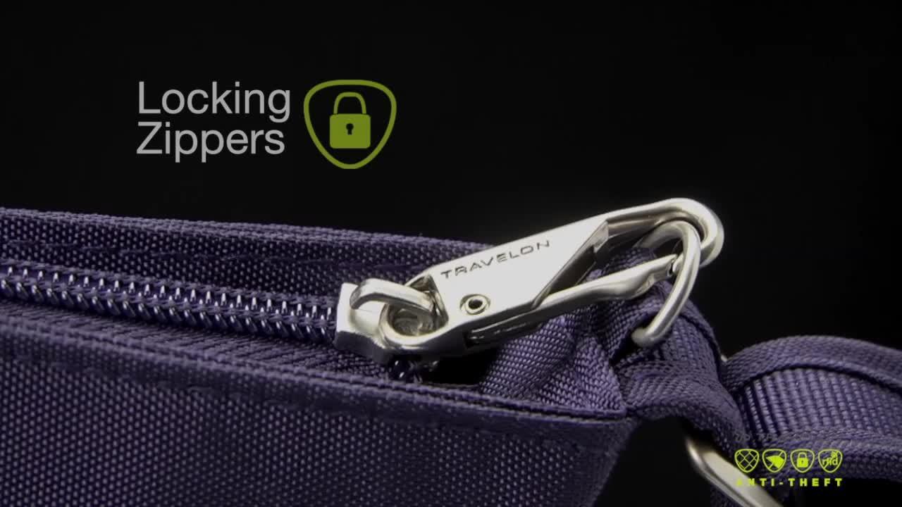 8 Pcs Silver Zipper Lock Clip Metal Carabiner Clip Anti Theft Bag