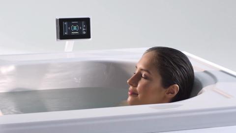 Underscore 66 in. Acrylic Oval Drop-in Air Bath Bathtub with Bask Heated Surface in Sandbar Underscore 66 in. Acrylic Oval Drop-in Air Bath Bathtub with Bask Heated Surface in Sandbar